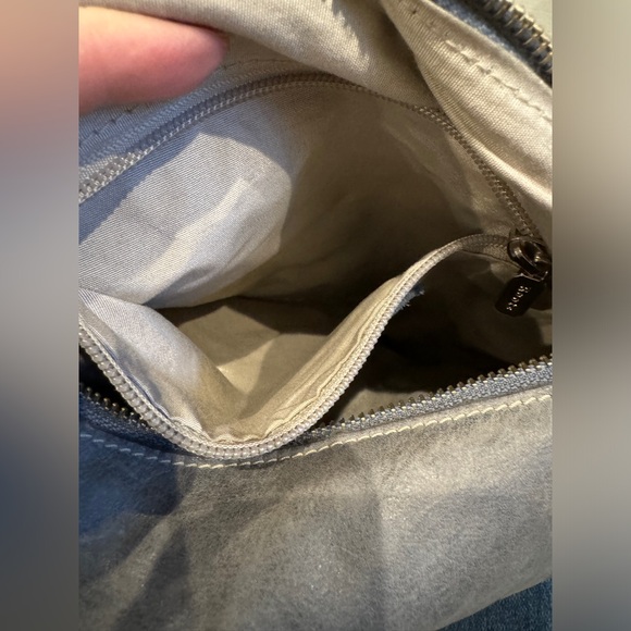 Roots Genuine Leather Shoulder Bag Made In CANADA Vintage 12"x11" - Picture 5 of 12